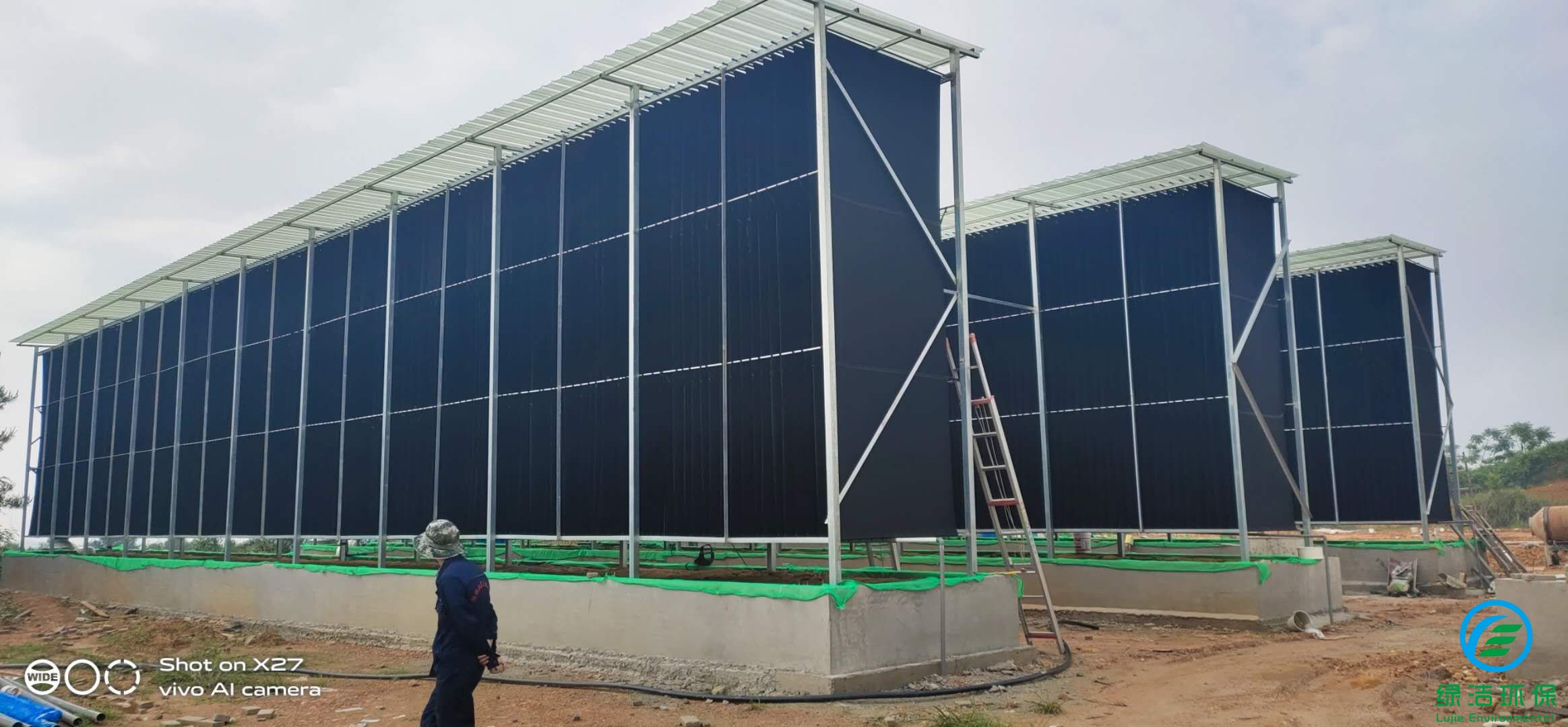 生物酵解风屏技术可以让养殖场污水零排放达标